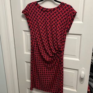 NWOT Red and navy Banana Republic dress, size medium